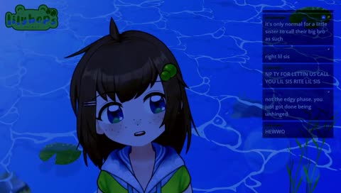 Lily being cute