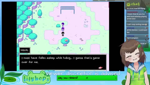 Lily loves her chat