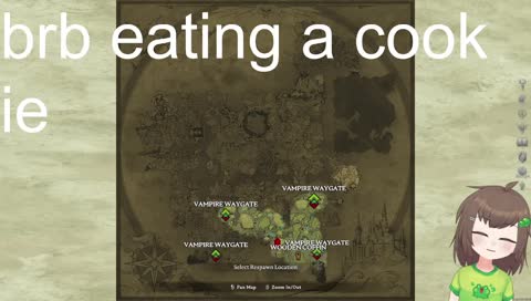 Eating a cookie