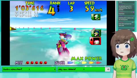 racing waves
